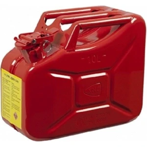 Kırmızı Metal Yakıt Bidonu 10 Litre