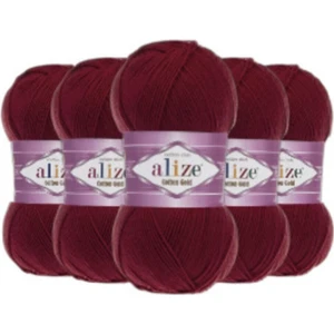 Cotton Gold El Örgü Ipliği 5'li Paket Vişne Çürüğü 390