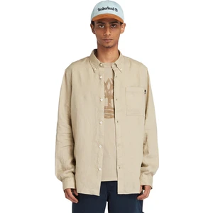 TB0A66B9 Linen Chest Pocke Erkek Gömlek