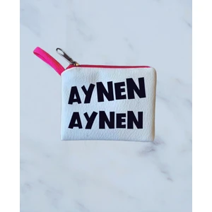 Ecce Luxury Aynen Yazılı Mini Bozuk Para Cüzdanı