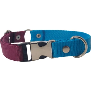 Küçük/büyük Köpekler Için Rahat Ayarlanabilir Çift Renk Sarı-Kırmızı Boyun Tasması-2cm En Ölçü Tasma