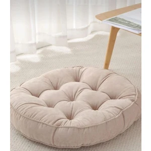 Yer Minderi Bahçe&balkon Minderi Yuvarlak Puf Babyface Kumaş 60CM