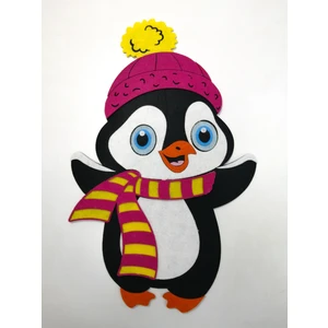Keçeli Dünyam Keçe Figür, Penguen 50 cm