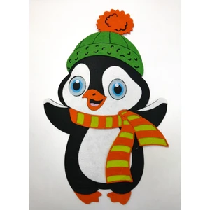 Keçeli Dünyam Keçe Figür, Penguen 50 cm