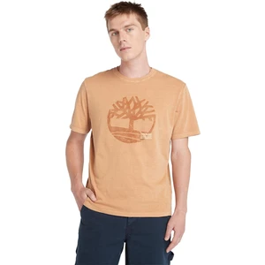 TB0A5UEK Garment Dye Logo Graphic Tee Erkek T-Shirt