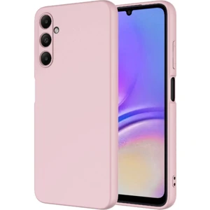Case World Caseworld Samsung Galaxy A05S Kapak Içi Kadife Kamera Korumalı Lansman Silikon Kılıf - Pudra