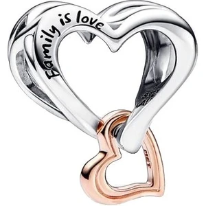 Iki Renkli Kafes Işi Sonsuz Kalp Charm 782642C00