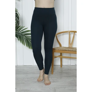 Kadın Yüksek Bel Toparlayıcı Tayt Kaşkorse Fitilli Petrol Yeşili