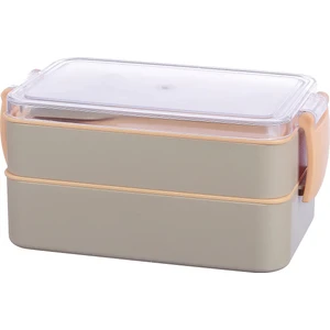 Black Deer Go Iki Bölmeli Kilitli Beslenme Kabı Seti,hazırla Çık,detoks,diyet,sporcu Besin,saklama Kabı 400ML+500ML