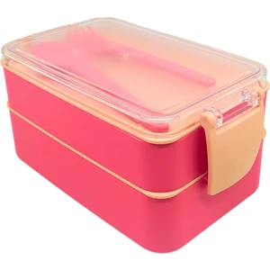 Black Deer Go Iki Bölmeli Kilitli Beslenme Kabı Seti,hazırla Çık,detoks,diyet,sporcu Besin,saklama Kabı 400ML+500ML