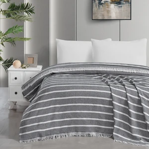 Home Bella Çift Kişilik Pike 200X230 -1 Parça-Gri