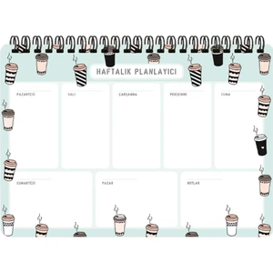 Keskin Color Spiralli Planner Kahve 17X24