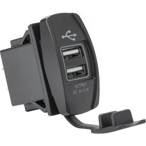 Powermaster IC-266 2 Li USB 5 Volt 3.1 Amper 12-24V Marin Gömme USB Araç Oto Tır Otobüs Için Ilave USB Soketi