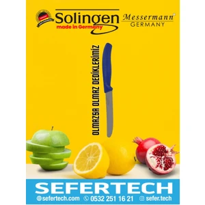 Messerman Solıngen | Tırtıklı Meyve & Sebze ve Et Soyma / Dilimleme Bıçağı