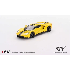 Hot Wheels Mini Gt Ford Gt Triple Yellow - 613