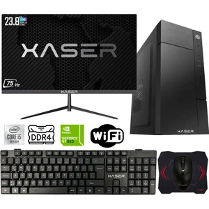 XSR435 I5 10400F 16GB Ram 256GB M.2 Nvme SSD 2gb GT610 Ekran Kartı 23.8" Monitör Masaüstü Ofis Bilgisayarı
