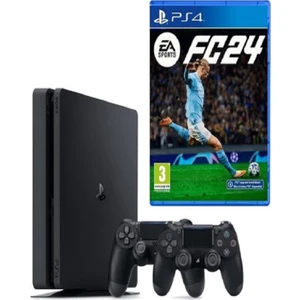 Playstation 4 Slim  500 GB + 2.dualshock + Ps4 Fc 24