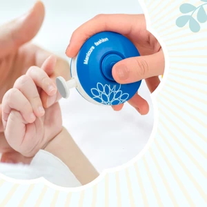Yenidoğan Bebek Tırnak Törpüsü Pilli 6 Başlıklı Çocuk Tırnak Makası Manikür Set Bebek Bakım Tırnak Makası