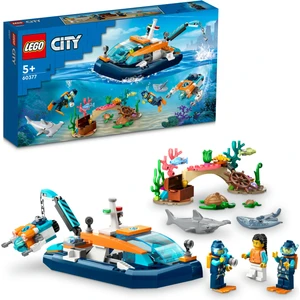 LEGO® City Kâşif Dalış Kapsülü 60377 - 5 Yaş ve Üzeri Okyanus Temalı Oyunlar Seven Çocuklar İçin  Yaratıcı Oyuncak Yapım Seti (182 Parça)