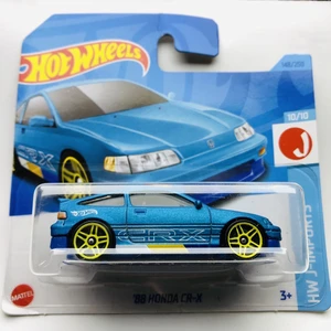 Hot Wheels 2023 - 88 Honda Cr-X Mat Elektirik Mavi 1:64 Ölçek Hotwheels Marka 10/10