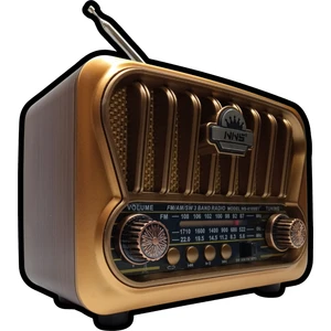 S-09 Nostaljik Mini Radyo,tws Destekli.radyo Müzik Kutusu-Radyo Müzik ÇALAR.18650 Li Pil