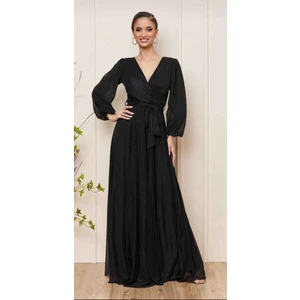 Bel Kuşaklı Kravuze Yaka Simli Isteme Söz Nişan Nikah Elbisesi Abiyesi