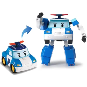 Dönüşen Robot, 4" Dönüştürülebilir Aksiyon Oyuncak Figürü Araçlar, Polis Acil Durum Aracı Oyun Seti, Erkekler Kızlar Için Tatil Doğum Günü Kurtarma Araba Oyuncakları Hediye Yaş 1 2 (Yurt Dışından)