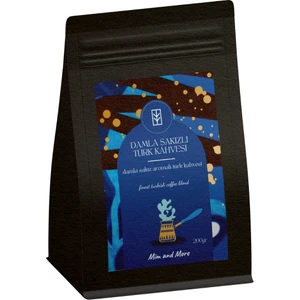 Mim and More Mastic Gum Turkish Coffee,  Damla Sakız Aromalı Türk Kahvesi, 200 Gr