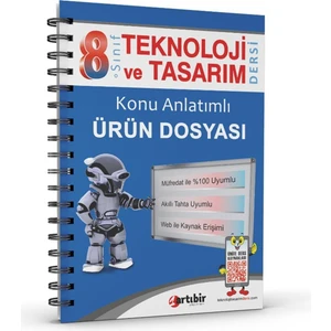 Artıbir Yayınları LGS 8. Sınıf Teknoloji ve Tasarım Dersi Ürün Dosyası