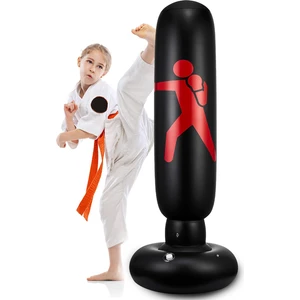 Blanka 120 cm Dikey Ayaklı Çocuk Şişme Boks Torbası Kid