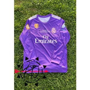 RODAK WEAR Real Madrid 2017/2018 Cristiano Ronaldo Uzun Kollu Final Cardif Forması