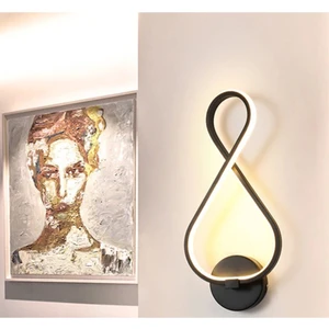 Sekiz Modern Tasarım Beyaz Ledli Aplik