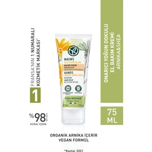 Yves Rocher Onarıcı El Kremi 75 ml – Kuru ve Çok Kuru Ciltler İçin Shea Yağı ve Arnika Özlü Yoğun Nemlendirme
