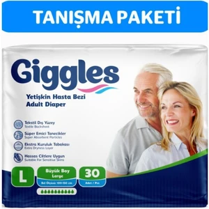 Yetişkin Bel Bantlı Hasta Bezi Large 30 Adet