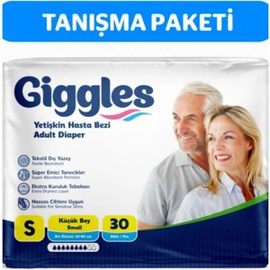 Yetişkin Bel Bantlı Hasta Bezi Small 30 Adet
