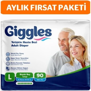 Yetişkin Bel Bantlı Hasta Bezi Large 90 Adet