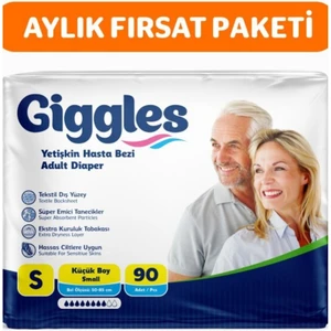 Yetişkin Bel Bantlı Hasta Bezi Small 90 Adet