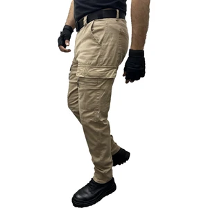 Kargo Pantolon Combat Taktikal Cep Bej