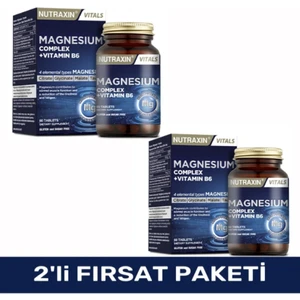 Magnezyum Complex 60 Tablet 125 Mg - Bisiglinat - Taurat - Malat - Sitrat - B6 8680512632108 X2