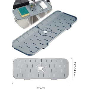 Evinizin Vitrini Silikon Lavabo Matı Su Tutucu Musluk Matı