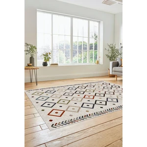 Evdeya Iskandinav Desenli Kaymaz Taban Yıkanabilir Yolluk Koridor Salon Halısı, Iskandinav-21-Renkli,