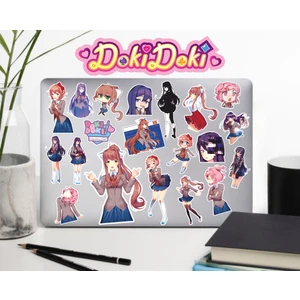 Hediyene Bak Doki Doki Literature Club! Defter Suluk Laptop Notebook Tablet Telefon Kılıf Sticker Seti