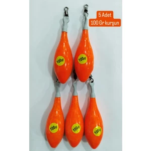 Uzak Mesafe Kaplamalı Italyan Kalıp Surf Kurşunu 100 gr 5'li