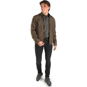 Lee Cooper Fablos Erkek Dokuma Mont A. Haki