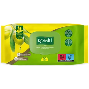 Komili Islak Havlu Mendil 90'Lı 12 Paket