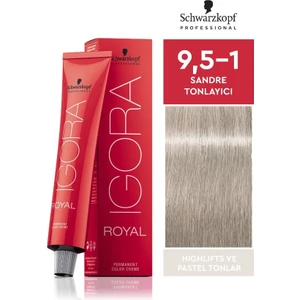 Igora Royal Saç Boyası  9,5-1 İnci Pastel Perle 60 Ml