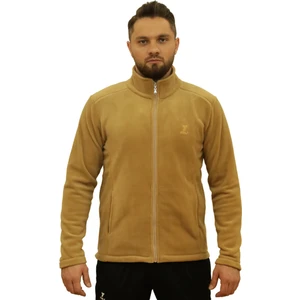 Camel Tam Fermuarlı Unisex Polar