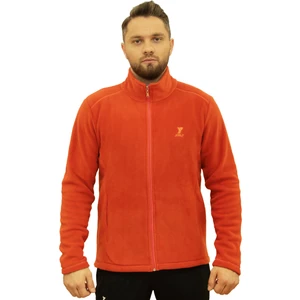 Turuncu Tam Fermuarlı Unisex Polar