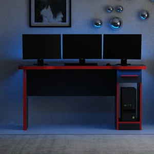 Phoenix 1 Çekmeceli Oyuncu Masası Rgb LED Işıklı - Set 9