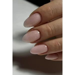 Glitter Top Coat 01 Kalıcı Oje İçin, Altın Simli, 9 ml